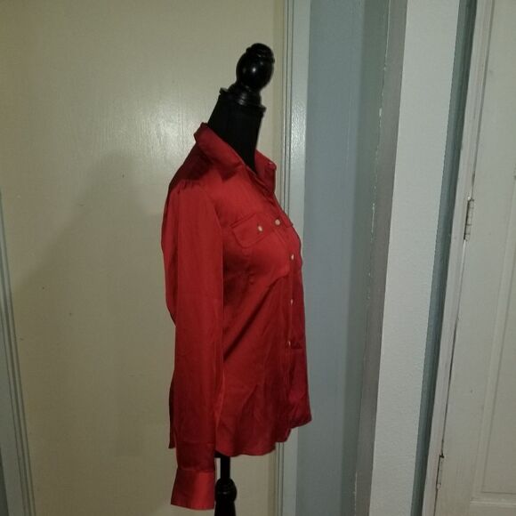 Vintage Ralph Lauren w/Pockets XS/P Button Up women's Shirt GC - Picture 10 of 16